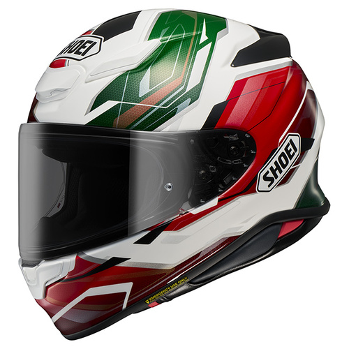 Shoei NXR2 Capriccio Helmet TC-11 - White/Red/Green - L - SKU:1126540