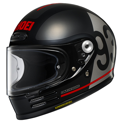 Shoei Glamster 06 MM93 Helmet TC-5 - Black/Grey/Red - S - SKU:1126584