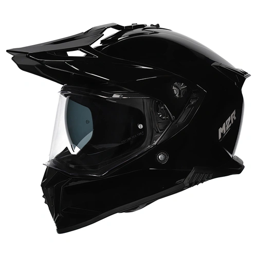 M2R Navigator Solid Adventure Helmets - Black