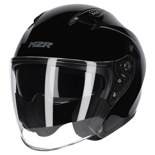 M2R Orbit Open Face Helmet - Black