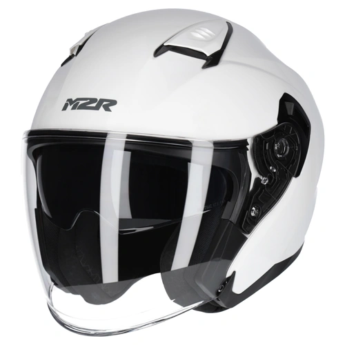 M2R Orbit Open Face Helmet - White