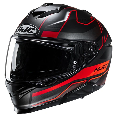HJC i71 Iorix MC-1SF Full Face Helmet - Black/Red - M - SKU:1127161