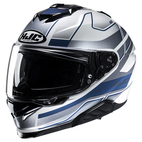 HJC i71 Iorix Full Face Helmet MC-2 - White/Blue - XL - SKU:1127169