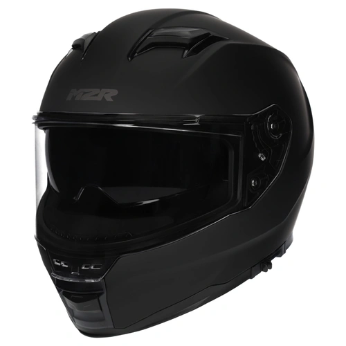 M2R Sabre Solid Full Face Helmet - Matte Black