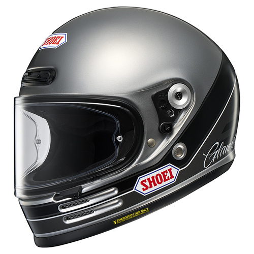 Shoei Glamster 06 Abiding Helmet TC-10 - Grey/Black - S - SKU:1127362