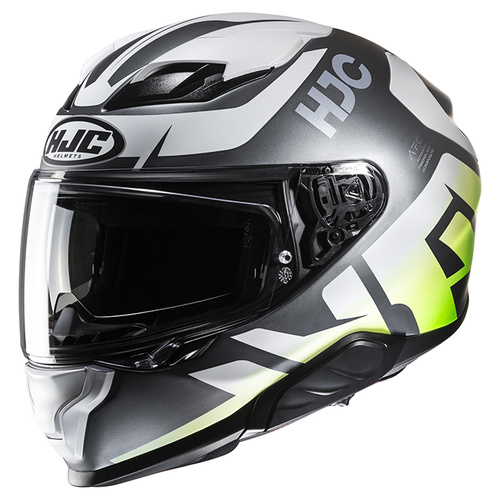 HJC F71 Bard Full Face Helmet MC-4HSF - Grey/White - L - SKU:1127773