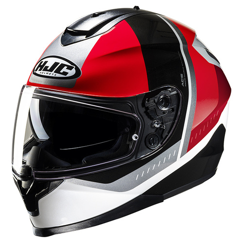 HJC C70N Alia Full Face Helmet MC-1 - Black/Red - XS - SKU:1127800