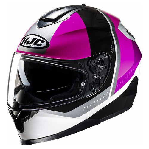 HJC C70N Alia Full Face Helmet MC-8 - Black/Pink - XS - SKU:1127818
