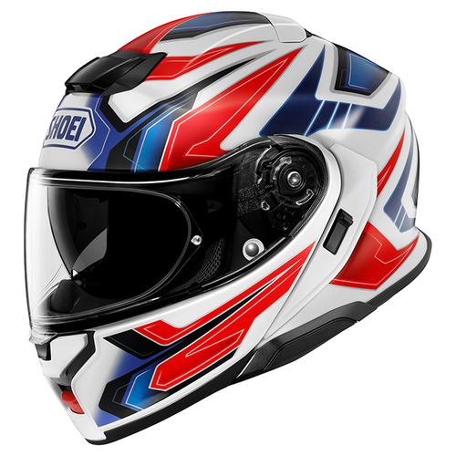 Shoei Neotec 3 Anthem Helmet TC-10 - White/Red/Blue - XS - SKU:1128422