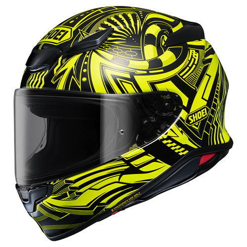 Shoei NXR2 Beaut Helmet TC-3 - Black/Hi-Vis/White - XS - SKU:1128436