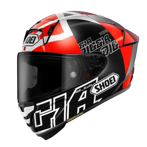 Shoei X-SPR Pro Diggia 2 Helmet TC-1 - Black/Red/White - S - SKU:1128456