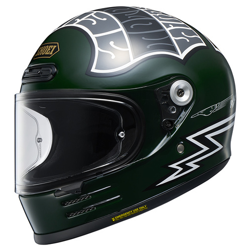 Shoei Glamster 06 Heiwa Helmet TC-4 - Black/White - S - SKU:1128462