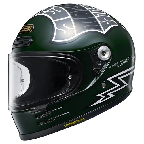Shoei Glamster 06 Heiwa Helmet TC-4 - Black/White - L - SKU:1128464