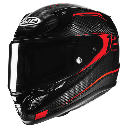 HJC RPHA 12 Carbon Keres Full Face Helmet MC-1 - Black/Red - L - SKU:1128901
