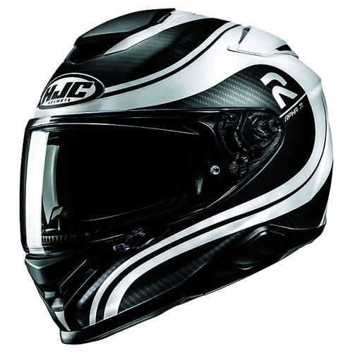 HJC RPHA 71 Cleta Full Face Helmet MC-10SF - Black/White - S - SKU:1128965