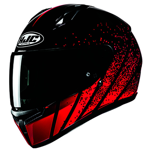 HJC C10 Haven Full Face Helmet MC-1 - Black/Red - S - SKU:1129031