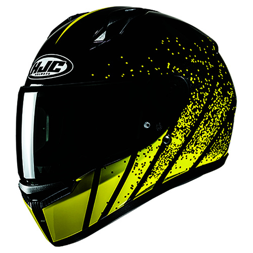HJC C10 Haven Full Face Helmet MC-3 - Black/Hi-Vis - XS - SKU:1129036
