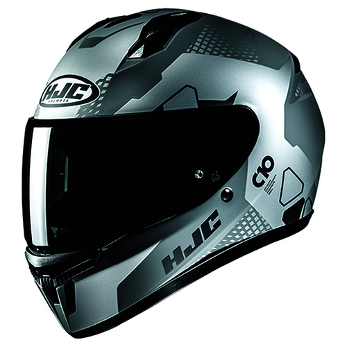 HJC C10 Aspa Full Face Helmet MC-5SF - Silver/Grey - M - SKU:1129068