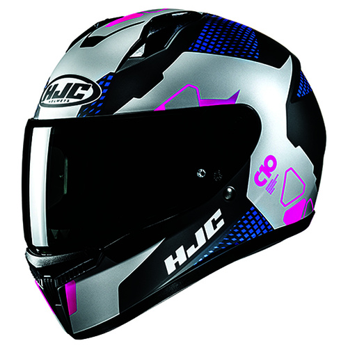 HJC C10 Aspa Full Face Helmet MC-28SF - White/Blue/Red - XS - SKU:1129072