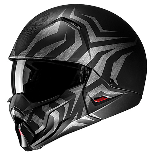 HJC i20 Thorn Modular Helmet MC-5SF - Black/Grey - S - SKU:1129121