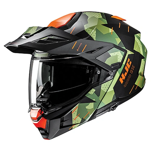 HJC i80 Roki MC-47SF Adventure Helmet - Black/Camo - M - SKU:1129212