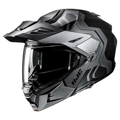 HJC i80 Velly MC-5SF Adventure Helmet - Black/Grey - M - SKU:1129224