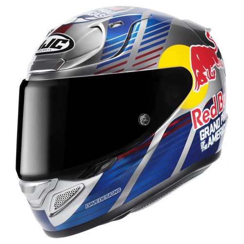 HJC RPHA 12 Red Bull Austin GP2 Full Face Helmet - MC-21 - Red/Blue/Silver