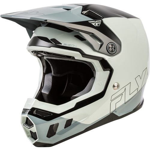Fly Racing 2026 Youth Formula CC Guide MX Helmet - Grey/Light Grey/Black - YL - SKU:1129630