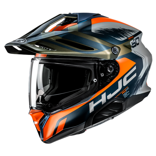 HJC RPHA 60 Quid Adventure Helmet - MC-47SF - Orange/Blue