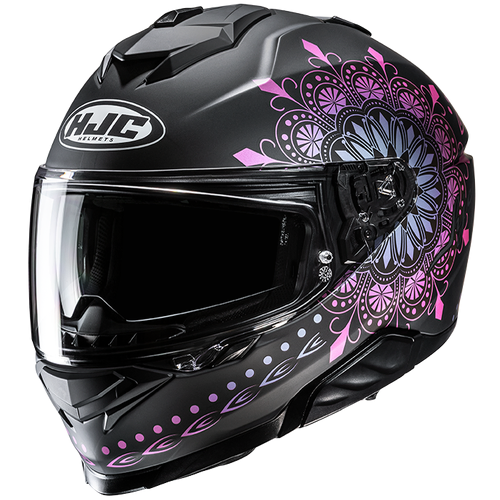 HJC I71 Niel Full Face Helmet - MC-28SF - Black/Pink/Purple