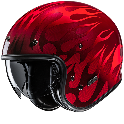 HJC V31 Firo Open Face Helmet - MC-1 - Red