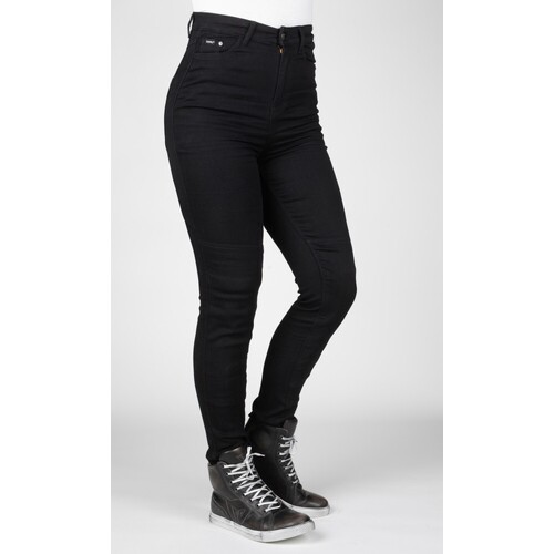 Bull-It Ladies Skinny Fury II Regular Black Jeggings - Women Specific - Black - 4 - Adult  - SKU:115704023104