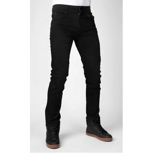 Bull-It Mens Slim Tactical Onyx Short Jeans - Black - 34 - SKU:117304023034