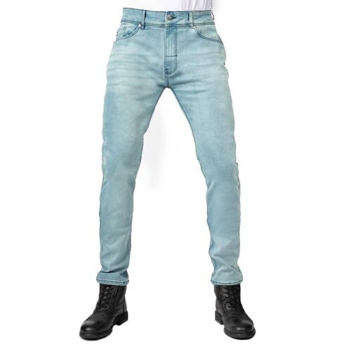 Bull-It Mens Slim Tactical Arc Short Blue Jeans - SKU:117404013032-P