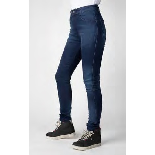 Bull-It Ladies Slim Tactical Icona II Short Jeans - Blue - 12 - SKU:118304012912