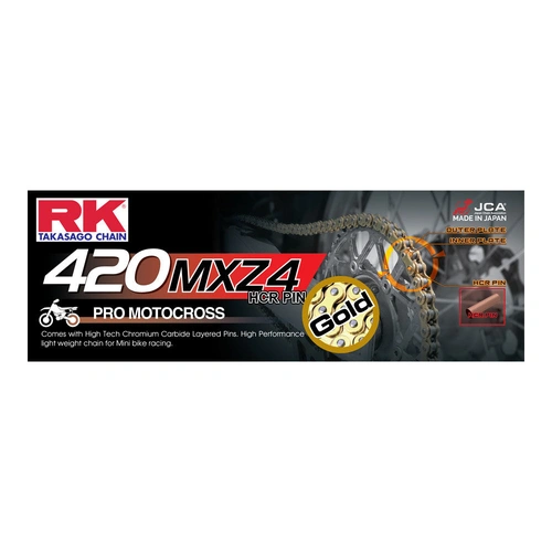 RK CHAIN GB420MXZ-126L - Gold