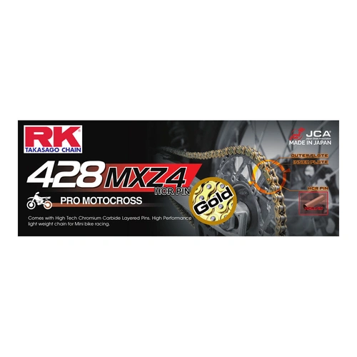 RK CHAIN GB428MXZ-126L - Gold