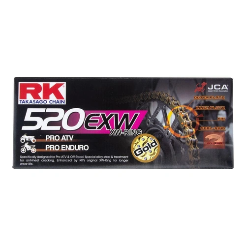 RK CHAIN GB520EXW-120L - Gold