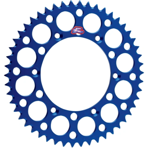 Renthal 47T Ultralight Grooved Rear Sprocket - Blue