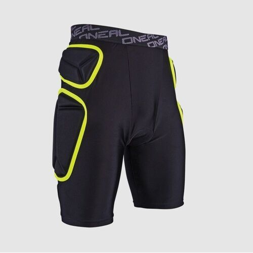 Oneal Trail Lime Black Armoured Shorts - Unisex - Small - Adult - Lime/Black - SKU:1288002