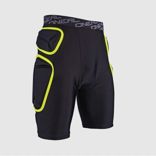Oneal Trail Armoured Shorts - Lime/Black - M - SKU:1288003