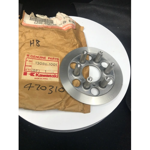 KX125 1982-84 / KDX175 1982/ KDX200 1983-85 OEM CLUTCH PRESSURE PLATE 130861001 - SKU:130861001