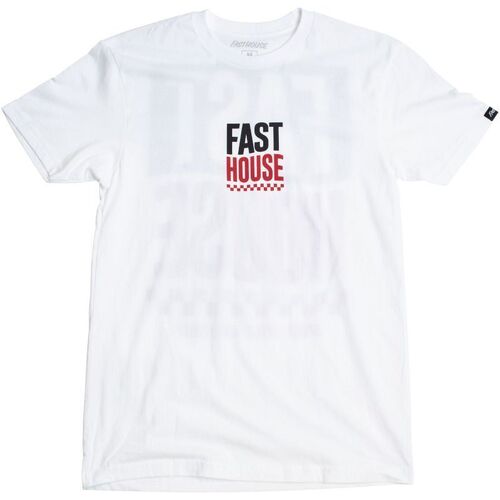 Fasthouse Banner Tee - White