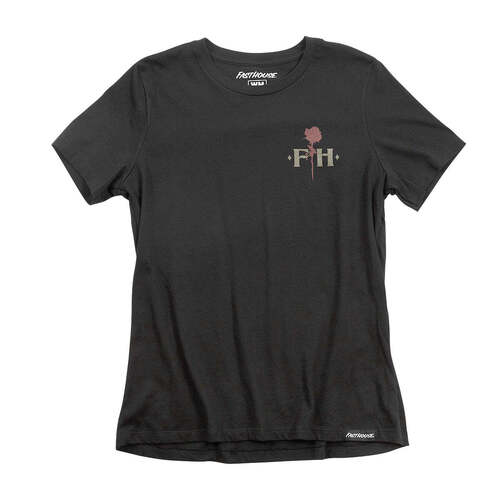 Fasthouse Womens Vision Tee - Black - S - SKU:15250001