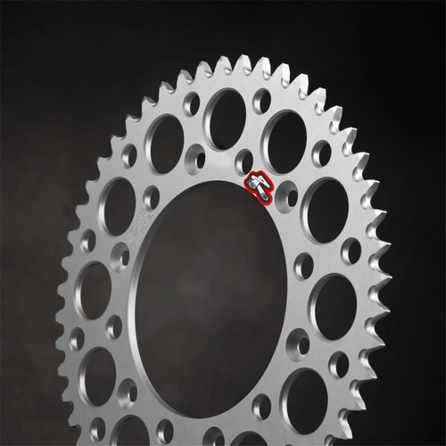 Renthal Rear Sprocket Mx Ultralight Grooved Sil 45T