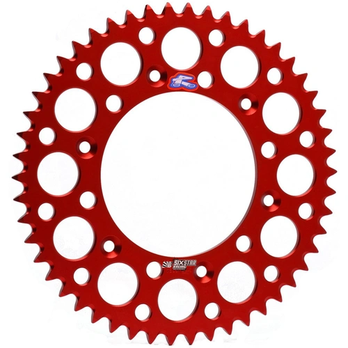 Renthal Ultralight Sprocket - Rear - Red - 49T - Honda CR/CRF/XR
