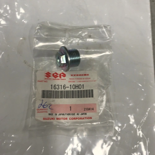 RMZ250 2007-25 /RMZ450 2005-24 OEM ENG OIL STRAINER CAP 1631610H01 - SKU:1631610H01
