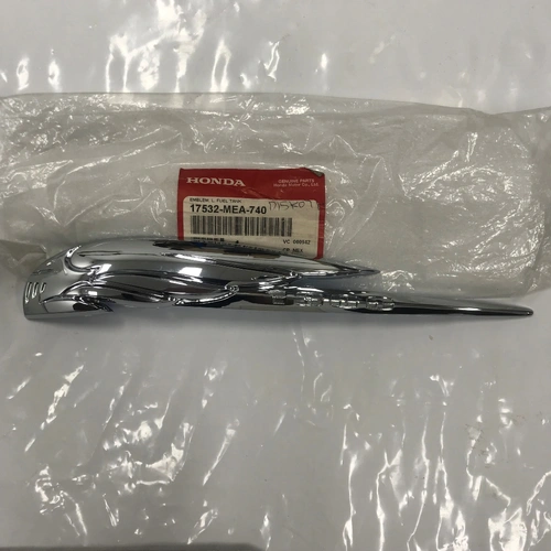 VTX1300S 2005-07 OEM LEFT FUEL TANK CHROME EMBLEM 	17532MEA740 - SKU:17532MEA740