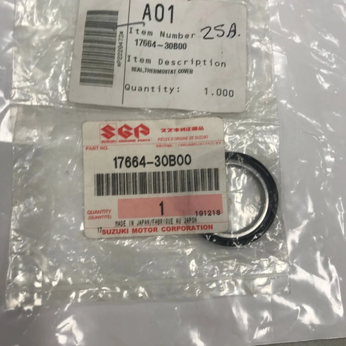 DR-Z400E 2000-22 / RMX250 1993-98 OEM THERMOSTAT COVER SEAL 1766430B00 - SKU:1766430B00