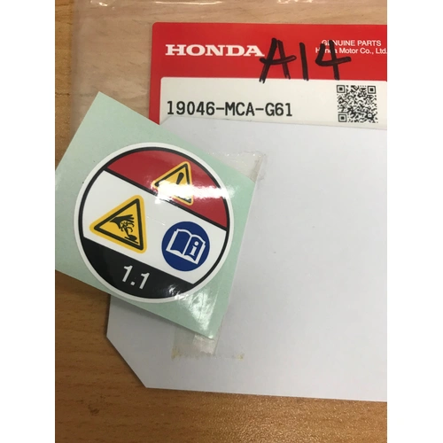 OEM  RADIATOR .CAP LABEL 19046MCAG61 - SKU:19046MCAG61